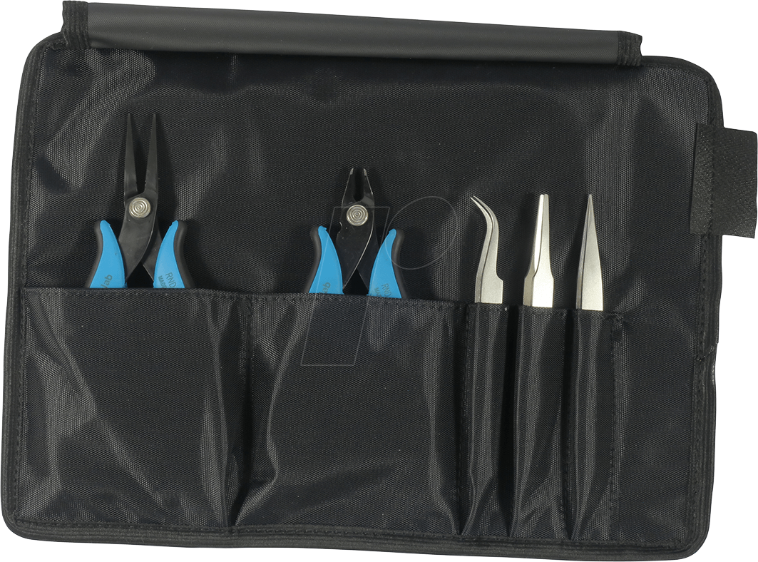 Купить RND LAB RND 550-00031 - Werkzeugsatz, Zangen, Pinzetten, Elektroniker, 5-teilig (RND 550-00031) в магазине wardena.ru
