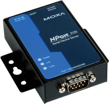 Купить MOXA Nport 5150 Serial Device Server, 1 Port, RS-232 und RS-422/485, 9 Pol Sub-D Anschluß, inkl. Software - 1 Stück (Nport-5150) в магазине wardena.ru