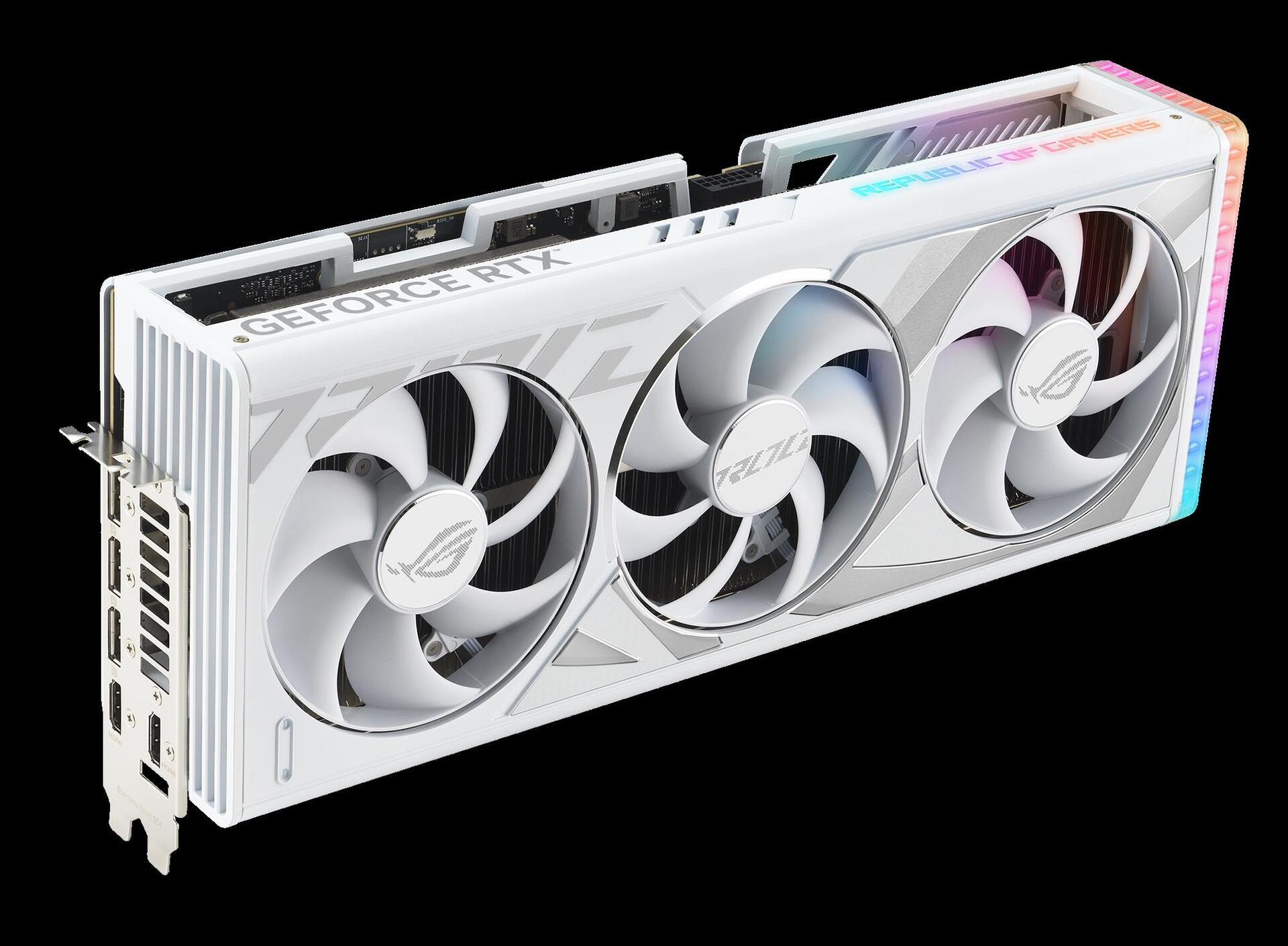 Купить ASUS ROG Strix GeForce RTX 4080 - OC Edition - Grafikkarten - GeForce RTX 4080 - 16 GB GDDR6X - PCIe 4.0 - 2 x HDMI, 3 x DisplayPort - weiß (90YV0IC3-M0NA00) в магазине wardena.ru