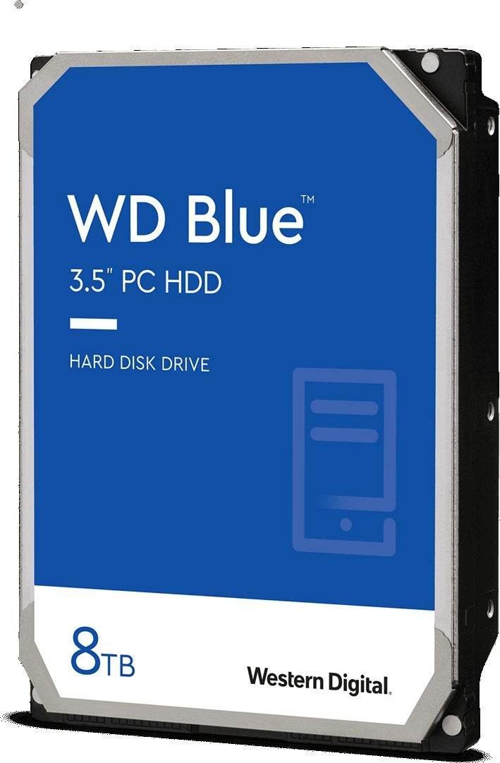 Купить WD Blue WD80EAZZ - Festplatte - 8TB - intern - 3.5" (8,9 cm) - SATA 6Gb/s - 5640 U/min - Puffer: 128MB (WD80EAZZ) в магазине wardena.ru
