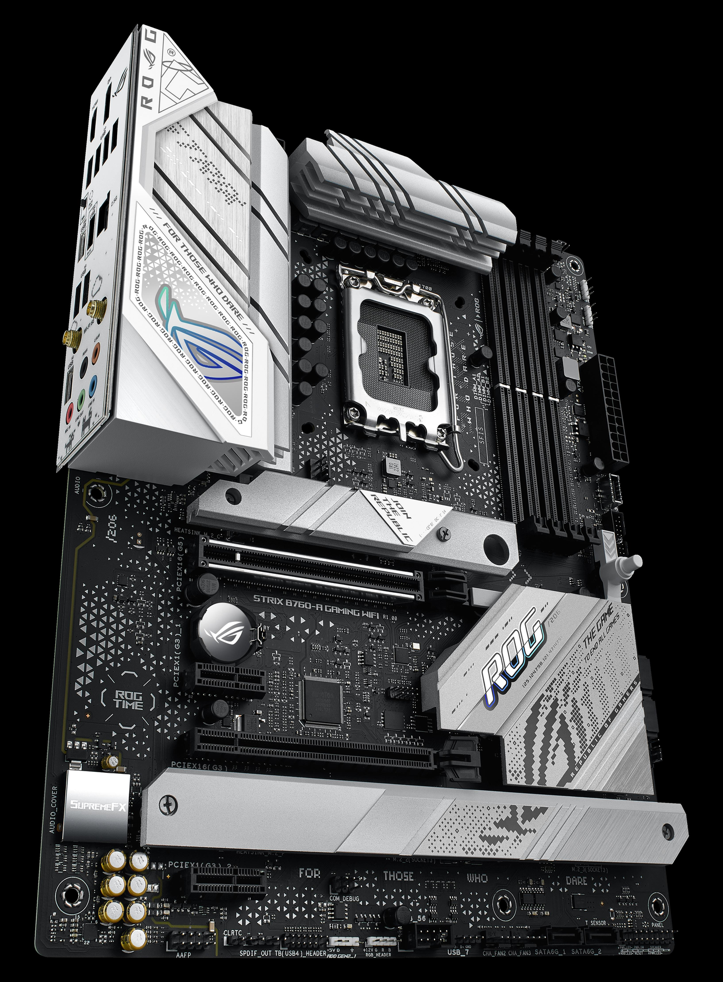 Купить ASUS ROG STRIX B760-A GAMING WIFI - Intel - LGA 1700 - Intel® Celeron® - Intel® Pentium® Gold - Intel® Core™ i3 - Intel® Core™ i5 - Intel® Core™... - LGA 1700 - DDR5-SDRAM - 192 GB (90MB1EP0-M1EAY0) в магазине wardena.ru