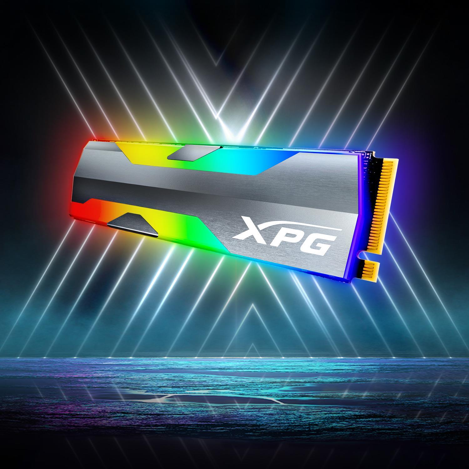 Купить ADATA XPG Spectrix S20G RGB - SSD - 1 TB - intern - M.2 2280 - PCIe 3.0 x4 (NVMe) - 256-Bit-AES - integrierter Kühlkörper (ASPECTRIXS20G-1T-C) в магазине wardena.ru