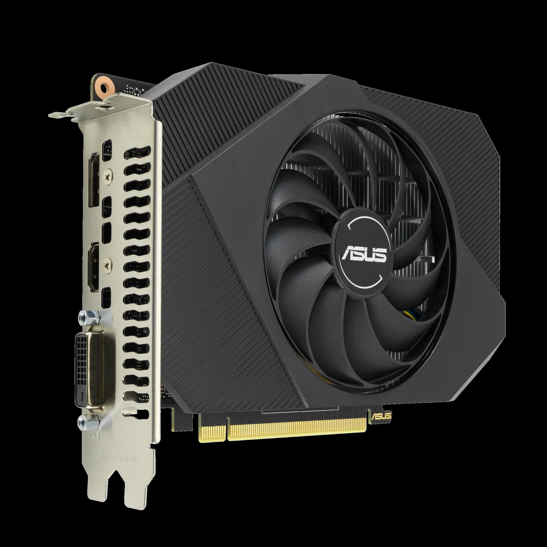Купить ASUS Phoenix GeForce GTX 1630 - Grafikkarten - NVIDIA GeForce GTX 1630 - 4GB GDDR6 - PCIe 3.0 x16 - DVI, HDMI, DisplayPort (90YV0I50-M0NA00) в магазине wardena.ru
