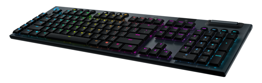 Купить Logitech G G915 Tastatur RF Wireless + Bluetooth QWERTY US International Schwarz (920-008962) в магазине wardena.ru