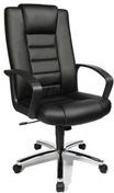 Купить Topstar Chefsessel "Comfort Point 25,40cm (10"), chrom / schwarz Lehne / Sitz aus Kunstleder mit ausgeprägtem Kopfpolster, - 1 Stück (7809 D60) в магазине wardena.ru