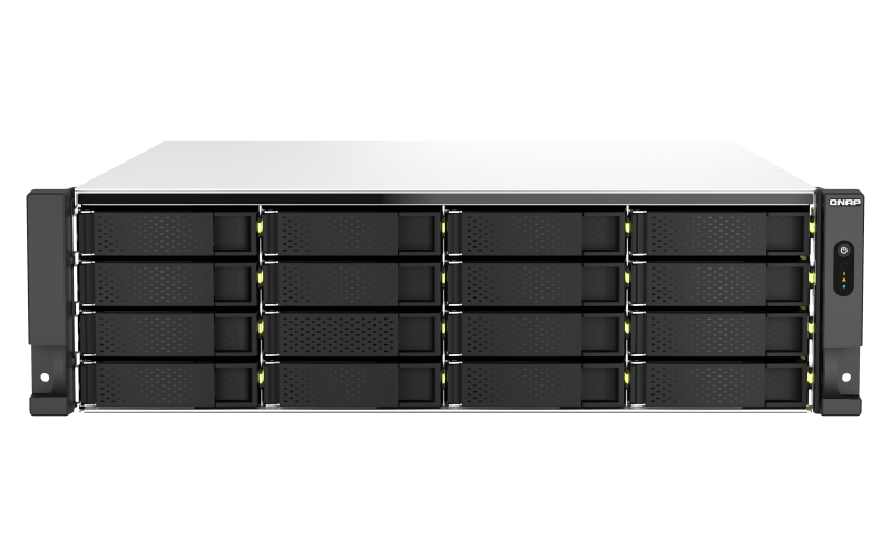 Купить QNAP TS-H2287XU-RP - NAS-Server - 22 Schächte - Rack - einbaufähig - SATA 6Gb/s - RAID 0, 1, 5, 6, 10, 50, JBOD, 60 - RAM 32 GB - 2.5 Gigabit Ethernet / 10 Gigabit Ethernet - iSCSI Support - 3U (TS-H2287XU-RP-E2336-32G) в магазине wardena.ru