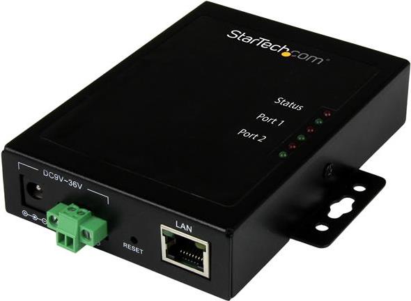 Купить StarTech.com 2 Port Serial-to-IP Ethernet Device Server - RS232 - Geräteserver - 2 Anschlüsse - 10Mb LAN, 100Mb LAN, RS-232 - AC 120/230 V / DC 9 Unterputz (NETRS2322P) в магазине wardena.ru