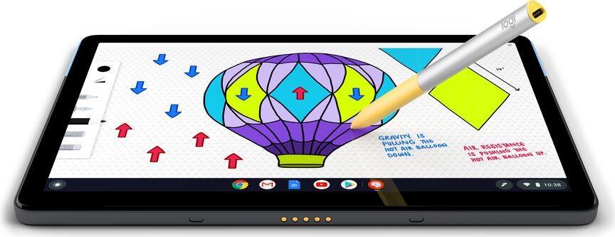 Купить Logitech Pen - Digitaler Stift - kabellos - Gelb - für Acer Chromebook Enterprise 514, ASUS Chromebook Flip CM3, HP Chromebook x360 (914-000069) в магазине wardena.ru