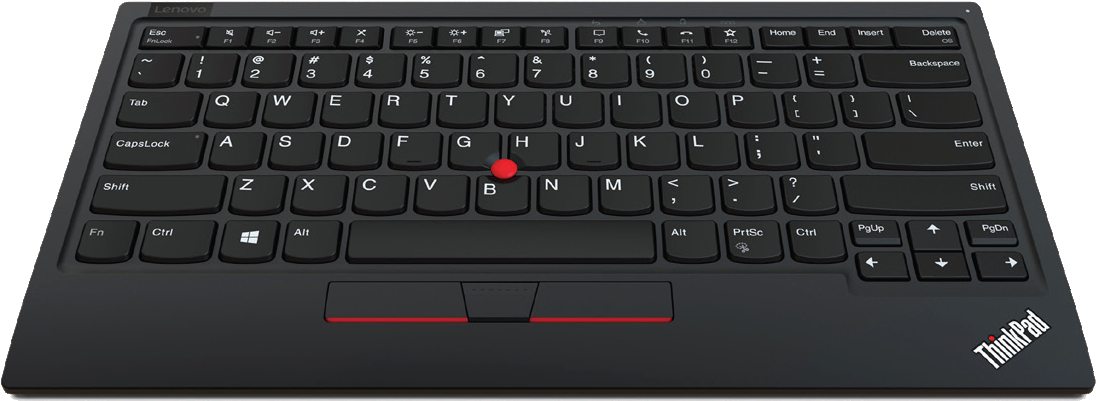 Купить Lenovo ThinkPad TrackPoint Keyboard II - Tastatur - mit Trackpoint - kabellos - 2.4 GHz, Bluetooth 5.0 - QWERTY - USA - Tastenschalter: Scissor-Key - Pure Black - für IdeaPad 3 15, ThinkCentre M70s Gen 3, M70t Gen 3, M75 (4Y40X49493) в магазине wardena.ru