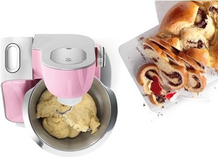 Купить Bosch MUM5 CreationLine MUM58K20 - Küchenmaschine - 1000 W - rosa/silber в магазине wardena.ru