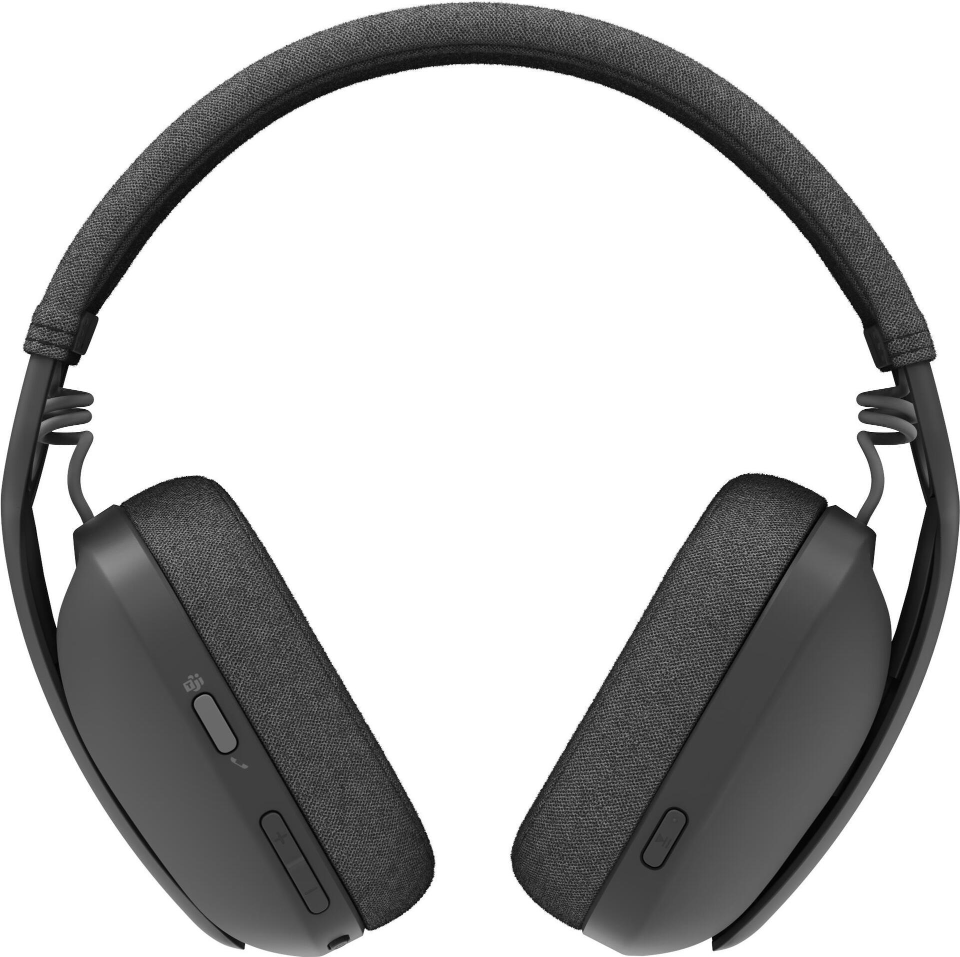 Купить Logitech Zone Vibe Wireless - Headset - ohrumschließend - Bluetooth - kabellos - Adapter USB-C via Bluetooth - Graphite - Zertifiziert für Microsoft Teams (981-001157) в магазине wardena.ru