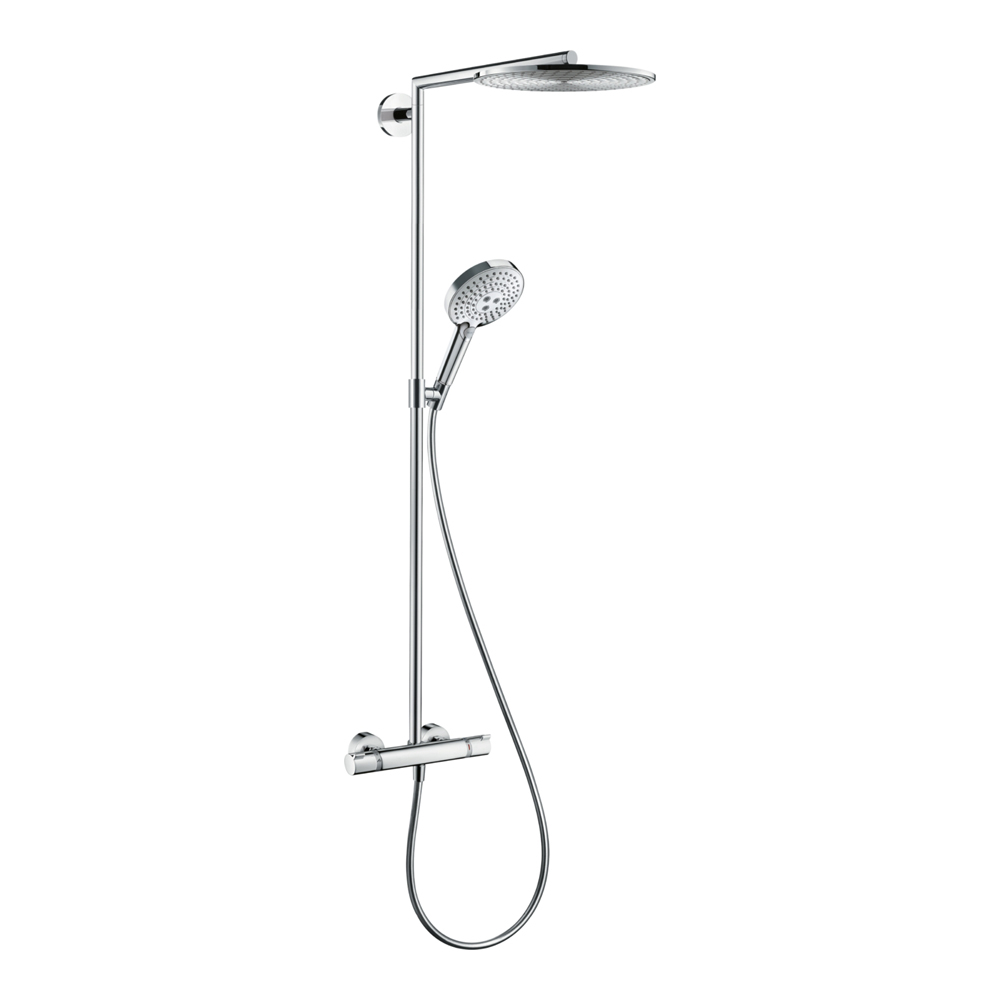 Купить Hansgrohe Raindance Select Showerpipe 300 душевая система с термостатом хром 27114000 в магазине wardena.ru