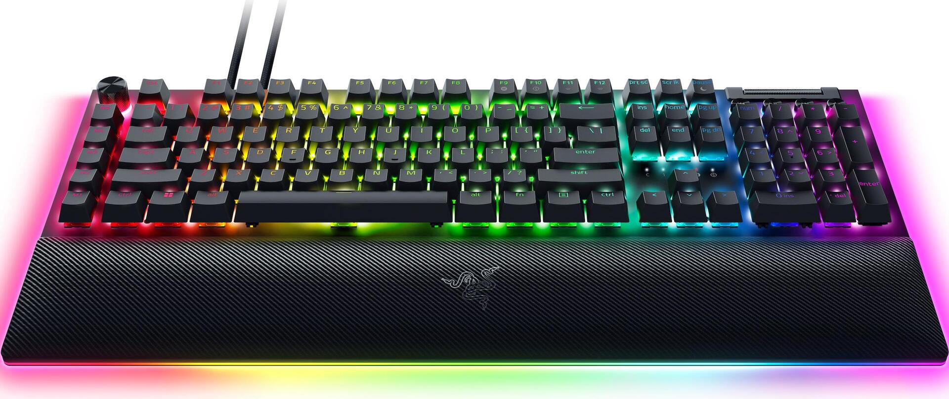 Купить Razer BlackWidow V4 Pro Tastatur USB QWERTY US International Schwarz (RZ03-04680100-R3M1) в магазине wardena.ru