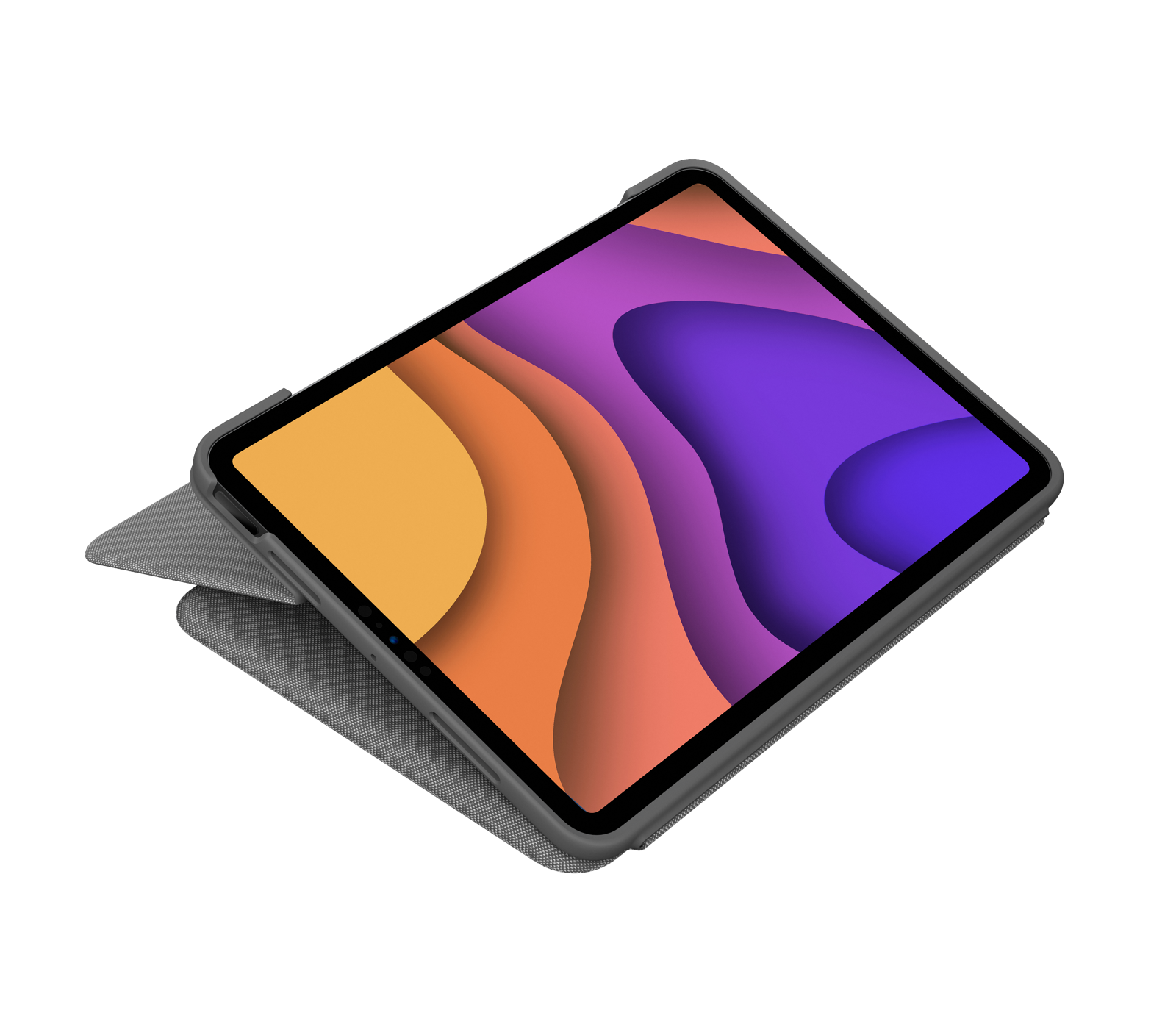 Купить Logitech Folio Touch - Tastatur und Foliohülle - mit Trackpad - hinterleuchtet - Apple Smart connector - Oxford Gray - US - für Apple 10.9" iPad Air (4. Generation) (920-010121) в магазине wardena.ru