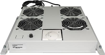 Купить Intellinet - Rack-Lüfterfach (220/240 V) mit Thermostat (4 Lüfter) - Grau, RAL 9005 - 48,3 cm (19") (712798) в магазине wardena.ru