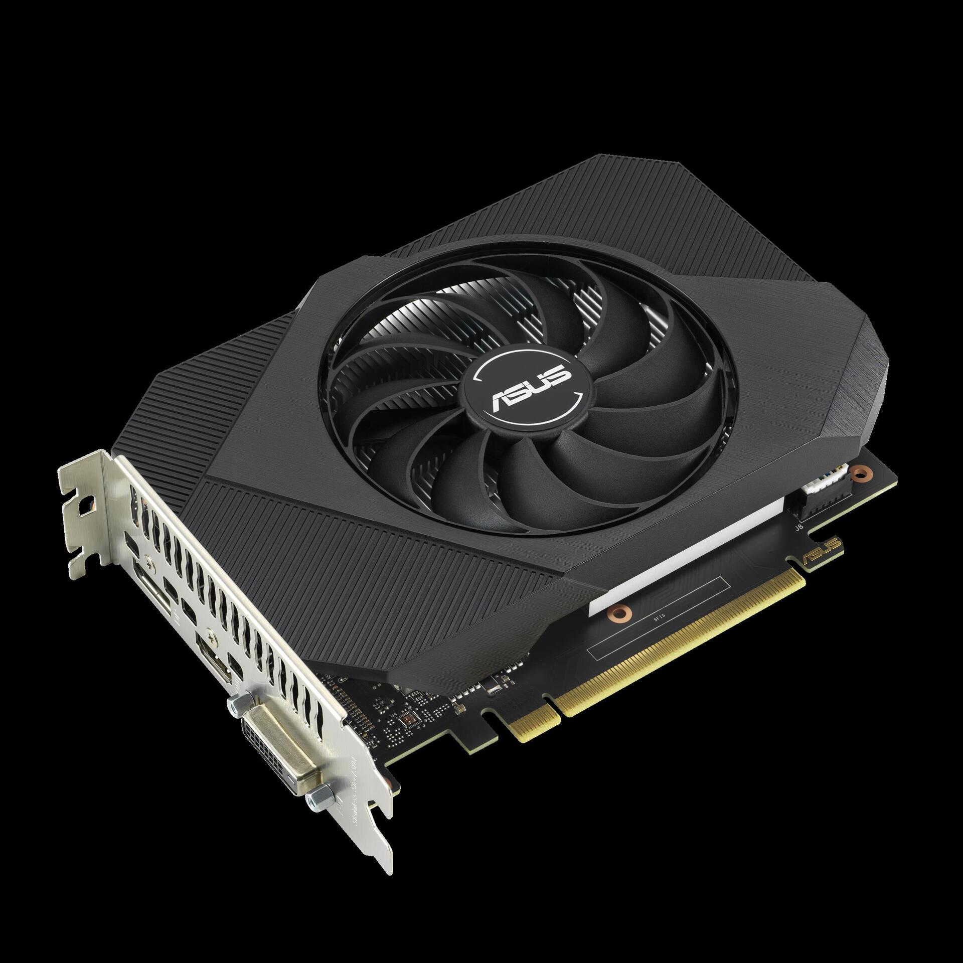 Купить ASUS Phoenix GeForce GTX 1630 - Grafikkarten - NVIDIA GeForce GTX 1630 - 4GB GDDR6 - PCIe 3.0 x16 - DVI, HDMI, DisplayPort (90YV0I50-M0NA00) в магазине wardena.ru