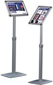 Купить FRANKEN Infoständer "Universal", DIN A4, Höhe: 865-1.250 mm Aluminium-Klapprahmenprofil mit Kunststoffecken, mit (BS0905) в магазине wardena.ru