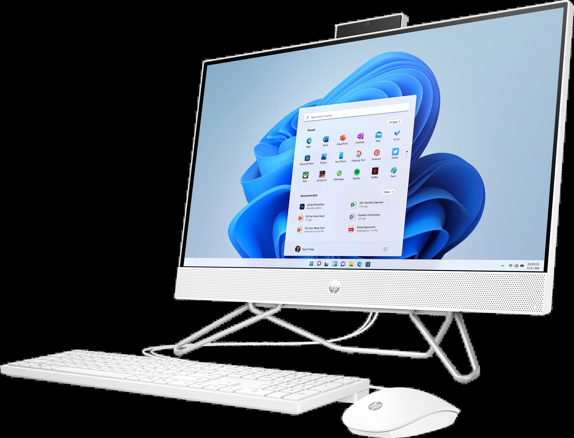 Купить HP 24-cb1007ng - All-in-One (Komplettlösung) - Core i7 1255U / 1.7 GHz - RAM 8 GB - SSD 1 TB - NVMe - Iris Xe Graphics - GigE - WLAN: 802.11a/b/g/n/ac, Bluetooth 5.0 - Win 11 Home - Monitor: LED 60.5 cm (23.8") 1920 x 10 (72Y21EA#ABD) в магазине wardena.ru