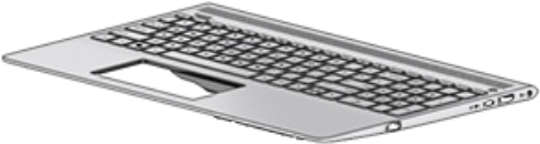 Купить HP L01924-A41 Notebook-Ersatzteil Gehäuse-Unterteil+Tastatur (L01924-A41) в магазине wardena.ru