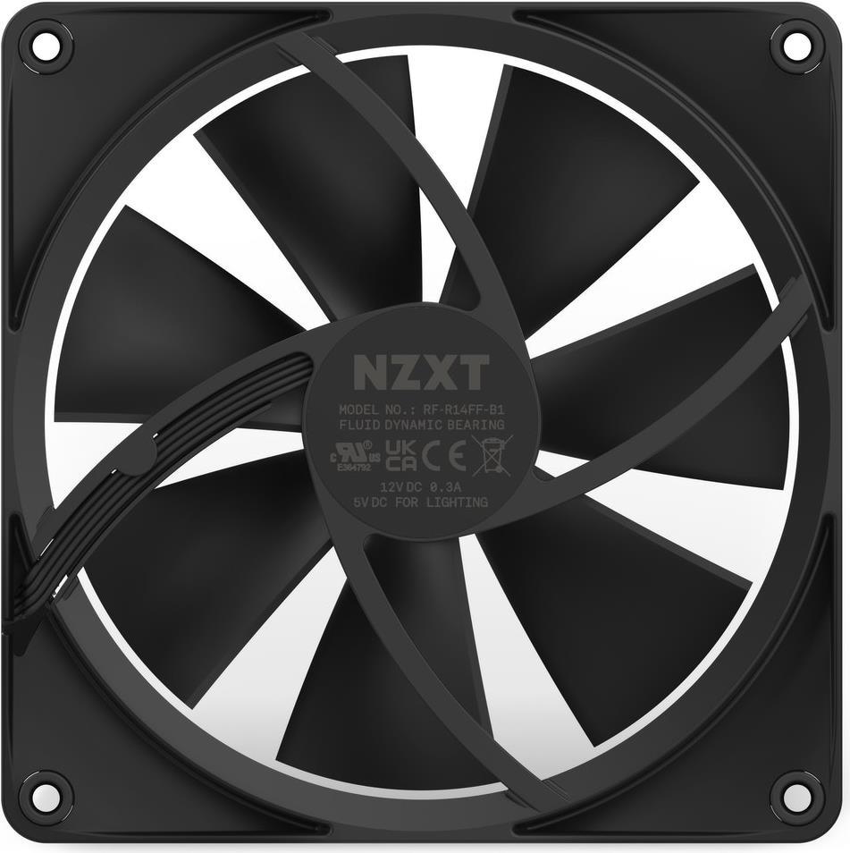 Купить NZXT F120 RGB Triple Pack Computergehäuse Ventilator 12 cm Schwarz 3 Stück(e) (RF-R12TF-B1) в магазине wardena.ru