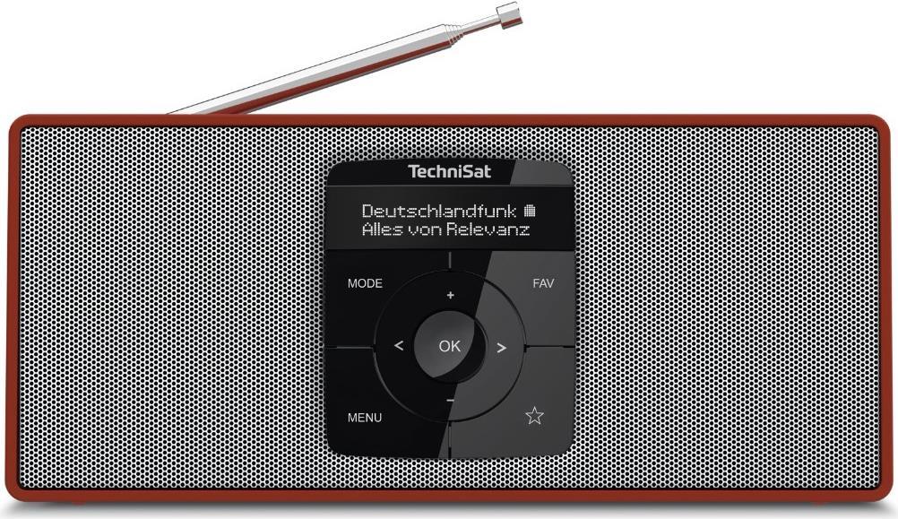 Купить TechniSat DIGITRADIO 2 S Taschenradio DAB+, UKW Bluetooth®, DAB+, UKW Weckfunktion, wiederaufladbar Rot, Silber (0003/3911) в магазине wardena.ru