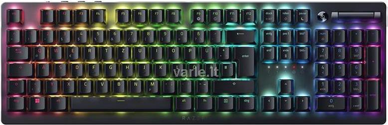 Купить Razer Gaming-Tastatur Deathstalker V2 Pro RGB-LED-Beleuchtung, USA, kabellos, Schwarz, optische Schalter (linear), numerische Tastatur (RZ03-04360100-R3M1) в магазине wardena.ru