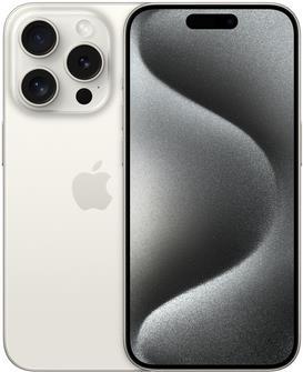 Купить Apple iPhone 15 Pro - 5G Smartphone - Dual-SIM / Interner Speicher 256GB - OLED-Display - 6,1" - 2556 x 1179 Pixel (120 Hz) - Triple-Kamera 48 MP, 12 MP, 12 MP - front camera 12 MP - White Titanium (MTV43ZD/A) в магазине wardena.ru