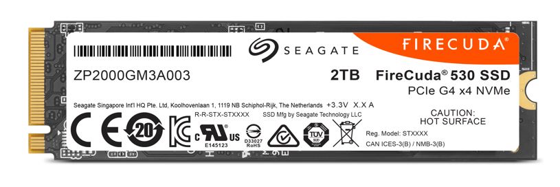 Купить Seagate FireCuda 530 NVMe SSD, PCIe 4.0 M.2 Typ 2280 - 2 TB (ZP2000GM3A013) в магазине wardena.ru