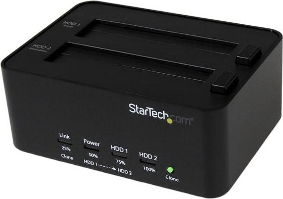 Купить StarTech.com USB3.0 auf 2,5 / 3.5" SATA / SSD Festplatten Dockingstation / Duplikator - Festplattenduplikator - 2 Schächte (SATA-300) (SATDOCK2REU3) в магазине wardena.ru