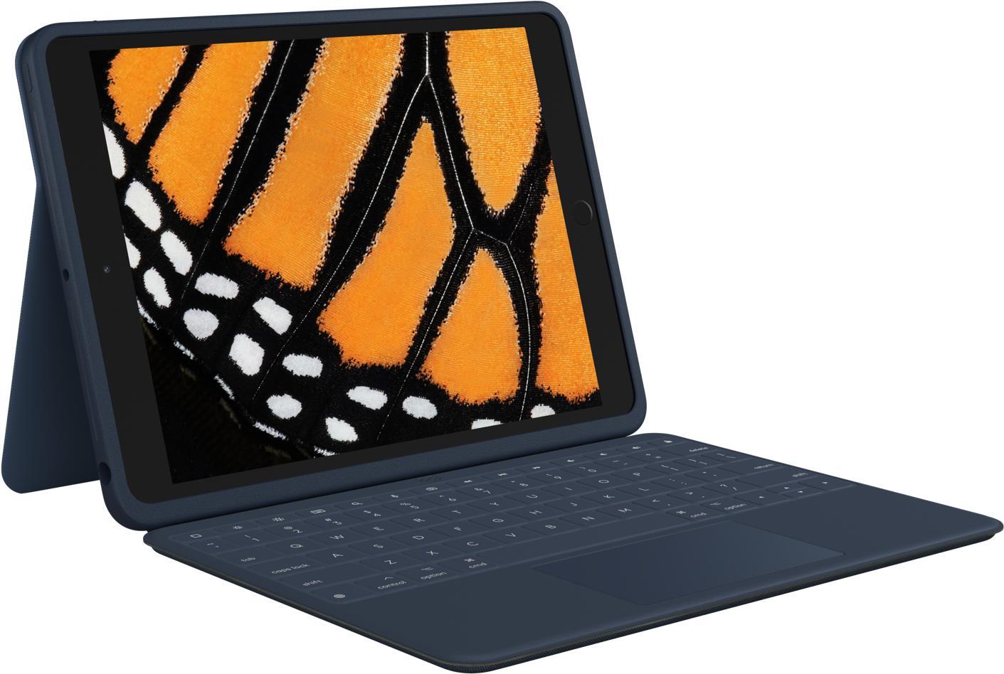 Купить Logitech Rugged Combo 3 Touch for Education - Tastatur und Foliohülle - mit Trackpad - Apple Smart connector - QWERTY - Pan-Nordic - für Bildungseinrichtungen - für Apple 10.2"  iPad (7. Generation, 8. Generation, 9. Gen (920-010366) в магазине wardena.ru