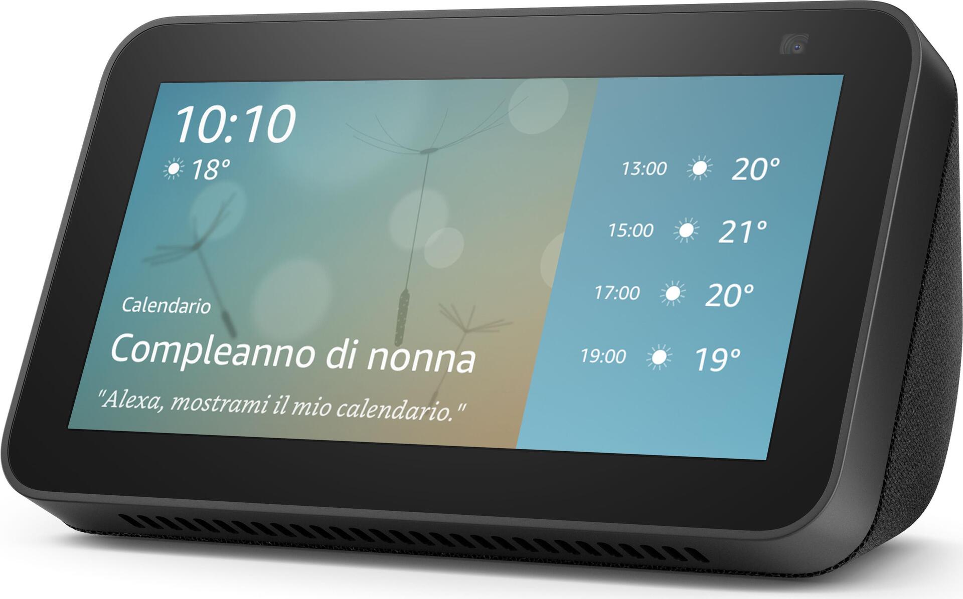 Купить Amazon Echo Show 5 - Amazon Alexa - Rechteck - Anthrazit - 14 cm (5.5" ) - 960 x 480 Pixel - 2 MP (B08KH2MTSS) в магазине wardena.ru