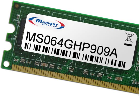 Купить Memorysolution - DDR4 - Modul - 64 GB - LRDIMM 288-polig - 2400 MHz / PC4-19200 - 1.2 V - Load-Reduced - ECC (805358-B21) в магазине wardena.ru
