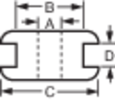 Купить TRU COMPONENTS TC-10820704 Kabeldurchführung Klemm-Ø (max.) 4 mm Plattenstärke (max.) 1 mm PVC Schwarz 1000 St. (TC-10820704) в магазине wardena.ru