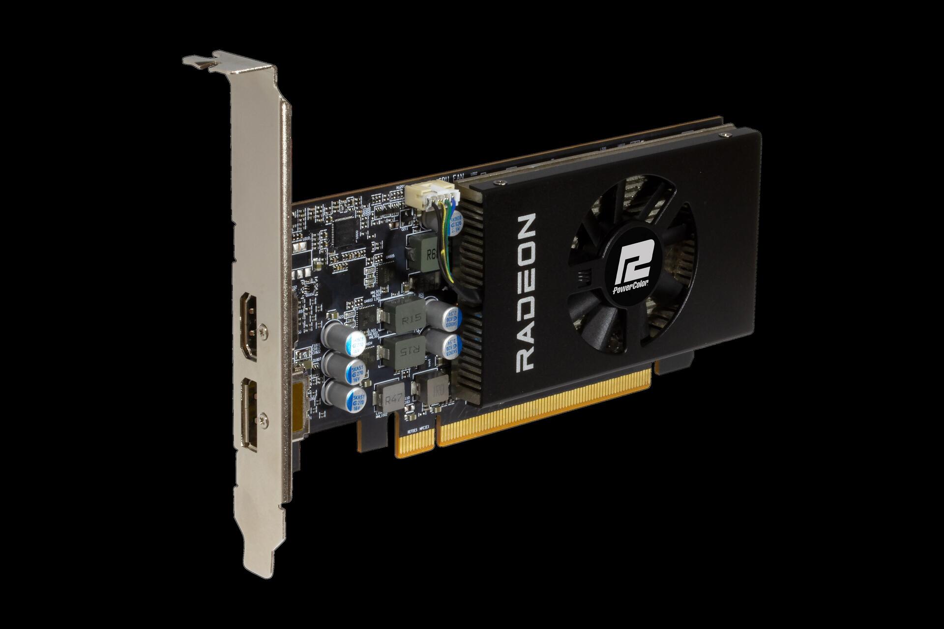 Купить PowerColor AXRX 6400 LP 4GBD6-DH Grafikkarte AMD Radeon RX 6400 4 GB GDDR6 (AXRX 6400 LP 4GBD6-DH) в магазине wardena.ru