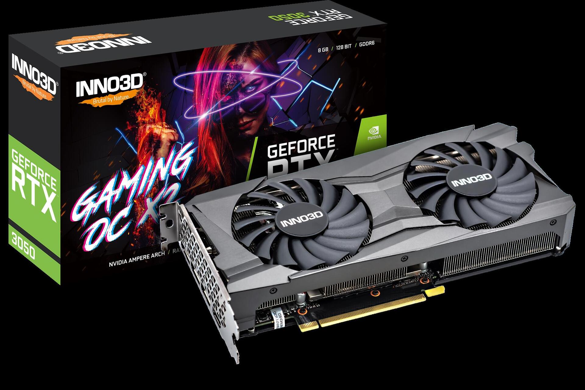 Купить InnoVISION Inno3D - Grafikkarten - 8GB GDDR6 - HDMI, 3 x DisplayPort (N30502-08D6X-11902120) в магазине wardena.ru