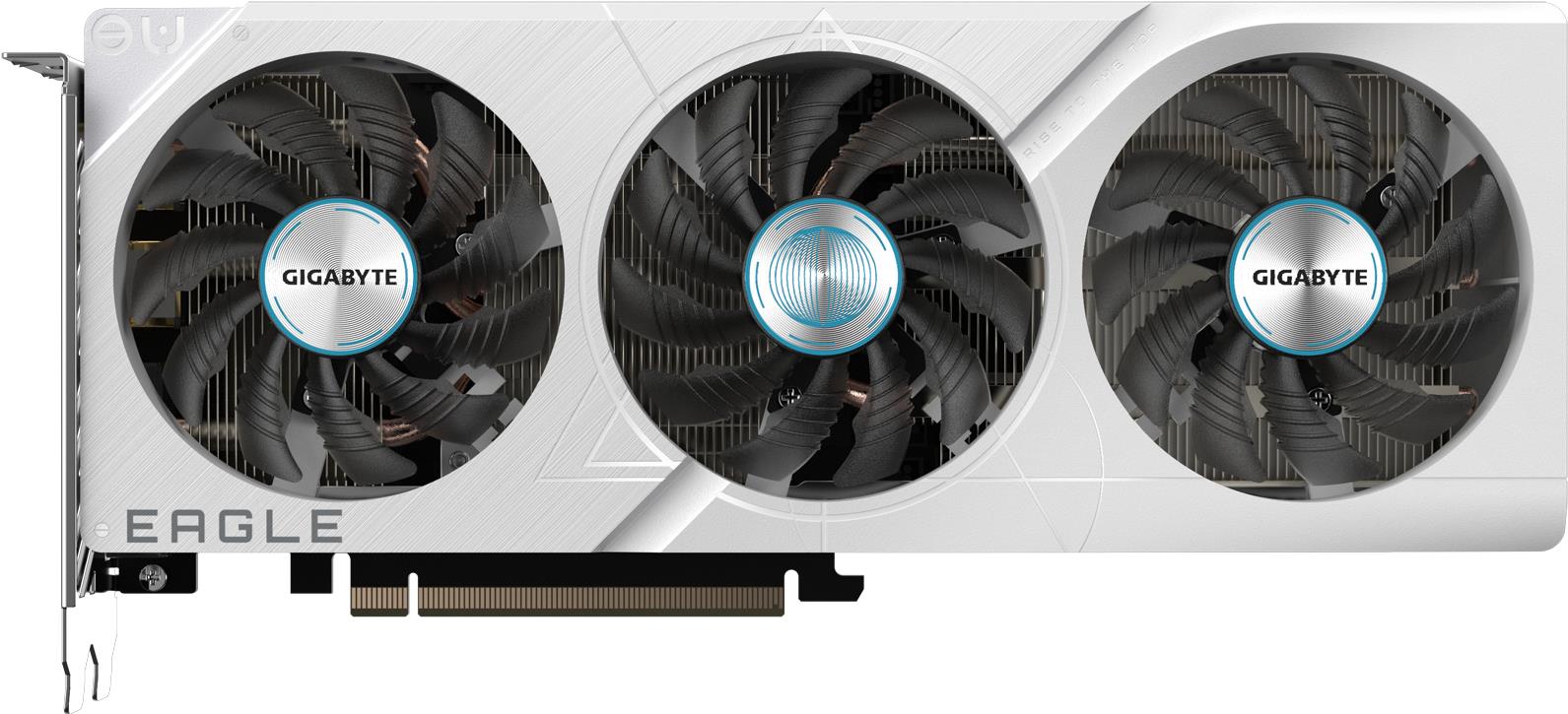 Купить Gigabyte GeForce RTX 4060 Ti EAGLE OC ICE 8G - Grafikkarten - GeForce RTX 4060 Ti - 8 GB GDDR6 - PCIe 4.0 - 2 x HDMI, 2 x DisplayPort (GV-N406TEAGLEOC ICE-8GD) в магазине wardena.ru