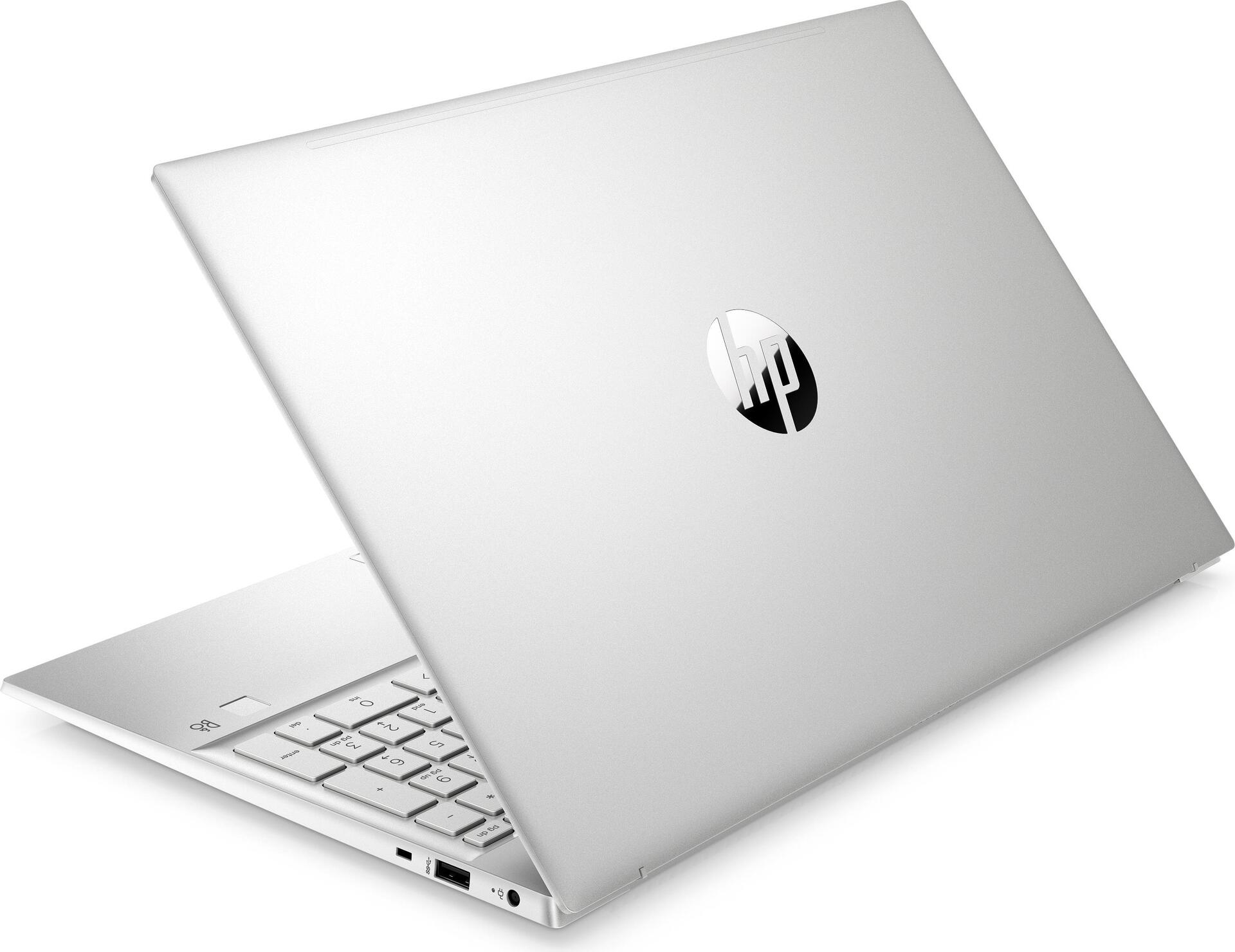 Купить HP Pavilion 15-eg0154ng - Core i5 1135G7 - Win 10 Home 64-Bit - 8 GB RAM - 512 GB SSD NVMe - 39.6 cm (15.6") IPS 1920 x 1080 (Full HD) - GF MX350 - Bluetooth, Wi-Fi 6 - Lackoberfläche (Unterteil), Natural Silver Aluminiu (39A93EA) в магазине wardena.ru