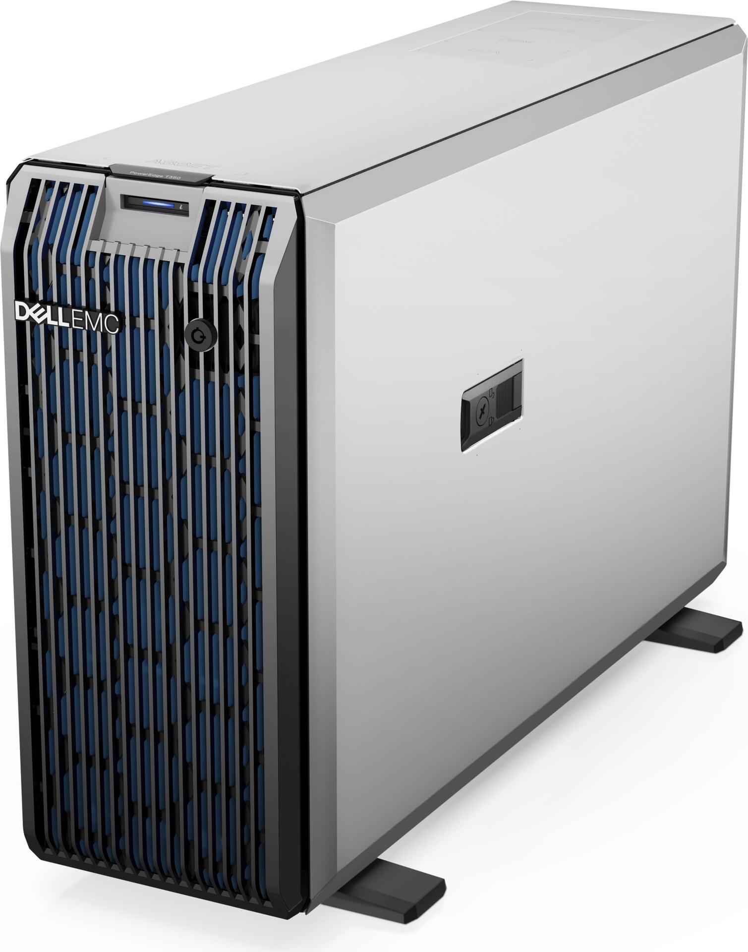 Купить Dell PowerEdge T350 - Server - Tower - 1-Weg - 1 x Xeon E-2336 / 2.9 GHz - RAM 16 GB - SAS - Hot-Swap 8.9 cm (3.5") Schacht/Schächte - HDD 2 x 4 TB - Matrox G200 - 1GbE - kein Betriebssystem - Monitor: keiner - Schwarz - (RW9J2) в магазине wardena.ru