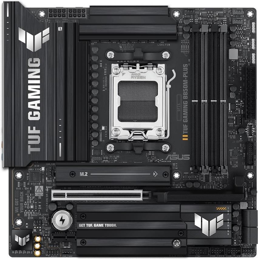 Купить ASUS TUF Gaming B850M-Plus - AMD Sockel AM5 (Ryzen Zen4) - Micro/Mini/Flex-ATX (90MB1IX0-M0EAY0) в магазине wardena.ru