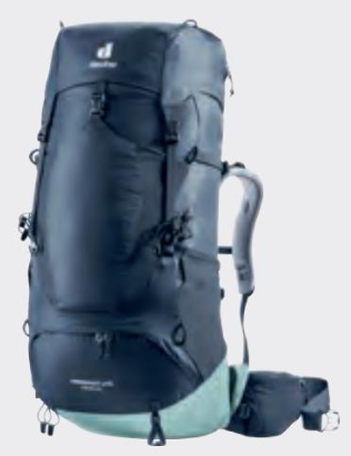 Купить Deuter Aircontact Lite 45 + 10 SL - Interner Rahmen - Oben - Wandern - Blau - Unisex - Polyamid - Polyester (334022332480) в магазине wardena.ru
