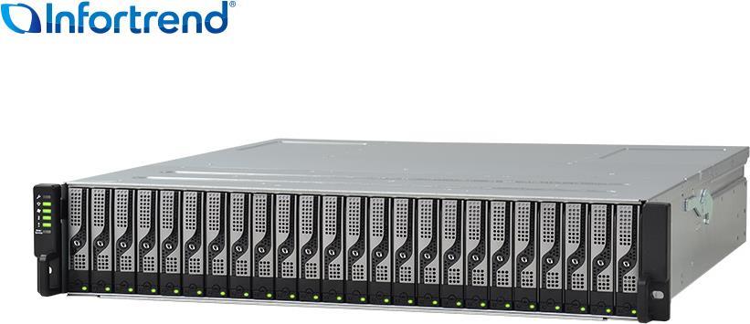 Купить Infortrend EonStor DS4024R2 24bay redctrl Disk-Array Rack (2U) (DS4024R2CB00C-8V32) в магазине wardena.ru