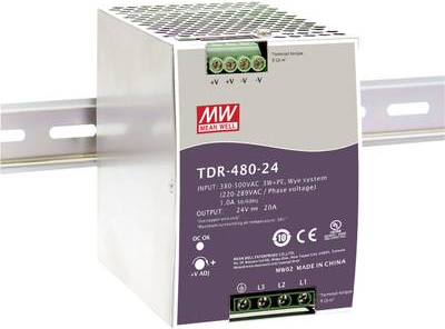 Купить MEAN WELL TDR-480-24 Netzteil & Spannungsumwandler (TDR-480-24) в магазине wardena.ru