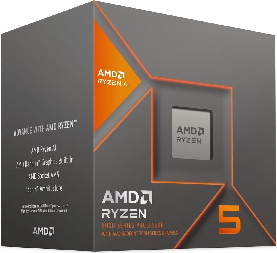 Купить AMD Ryzen 5 8600G - 4.3 GHz - 6 Kerne - 12 Threads - 16 MB Cache-Speicher - Socket AM5 - Box (100-100001237BOX) в магазине wardena.ru
