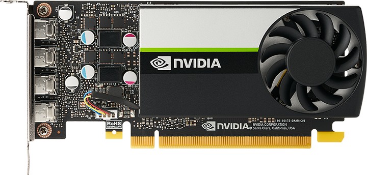 Купить HP NVIDIA T1000E 8GB 4mDP Graphics (6V9V4AA) в магазине wardena.ru