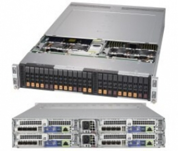Купить Server Supermicro AS -2124BT-HNTR • CSE-217BHQ+-R2K22BP • H12DST-B • 2U IPMI (AS-2124BT-HNTR) в магазине wardena.ru