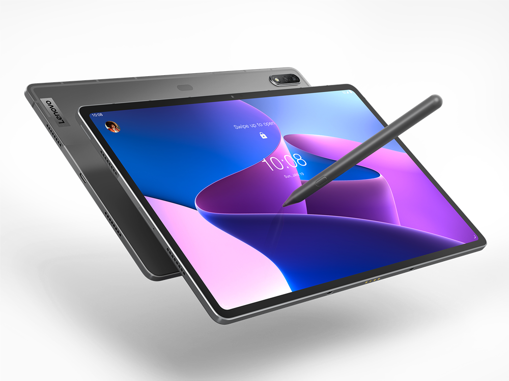 Купить Lenovo Tab P12 Pro ZA9D - Tablet - Android 11 - 256 GB UFS card - 32 cm (12.6") AMOLED (2560 x 1600) - microSD-Steckplatz - Storm Gray (ZA9D0063SE) в магазине wardena.ru