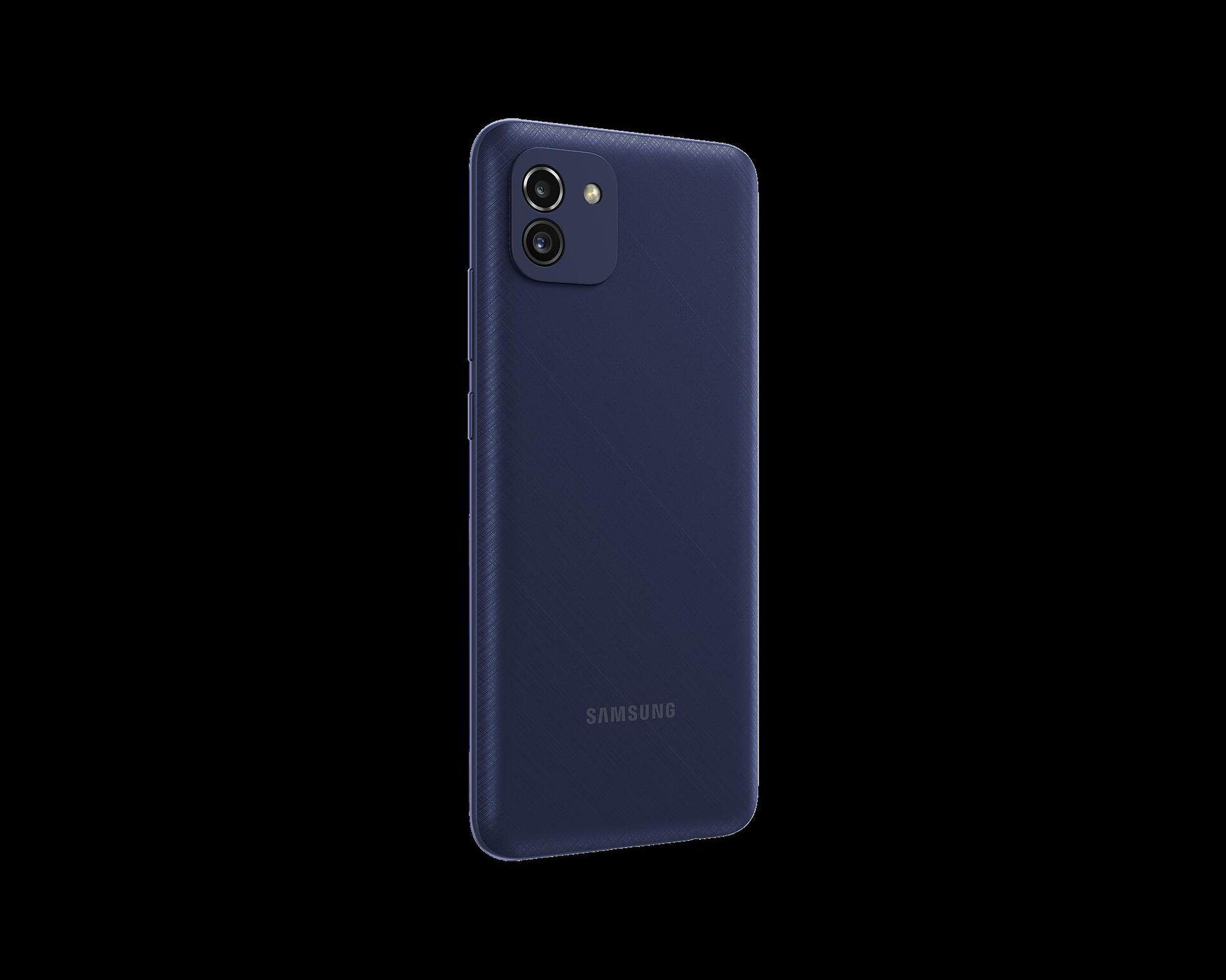Купить Samsung Galaxy A03 - 4G Smartphone - Dual-SIM - RAM 4 GB / Interner Speicher 64 GB - microSD slot - LCD-Anzeige - 6.5" - 1600 x 720 Pixel - 2 x Rückkamera 48 MP, 2 MP - front camera 5 MP - Blau (SM-A035GZBGEUB) в магазине wardena.ru