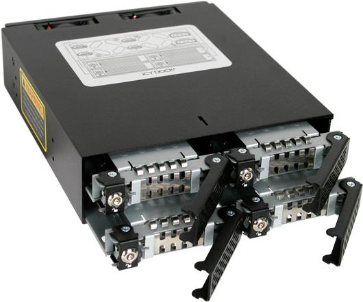 Купить ICY Dock ToughArmor MB994SK-1B - Gehäuse für Speicherlaufwerke - 6.4 cm (2.5") - mattschwarz (MB994SK-1B) в магазине wardena.ru