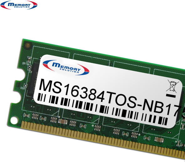 Купить Memory Solution MS16384TOS-NB175 16GB Speichermodul (MS16384TOS-NB175) в магазине wardena.ru