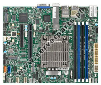Купить Motherboard Supermicro MBD-X12SDV-10CR-SP6F SoC FCBGA2227 Intel Xeon Processor D-1844NT SATA M.2 DDR4 IPMI в магазине wardena.ru